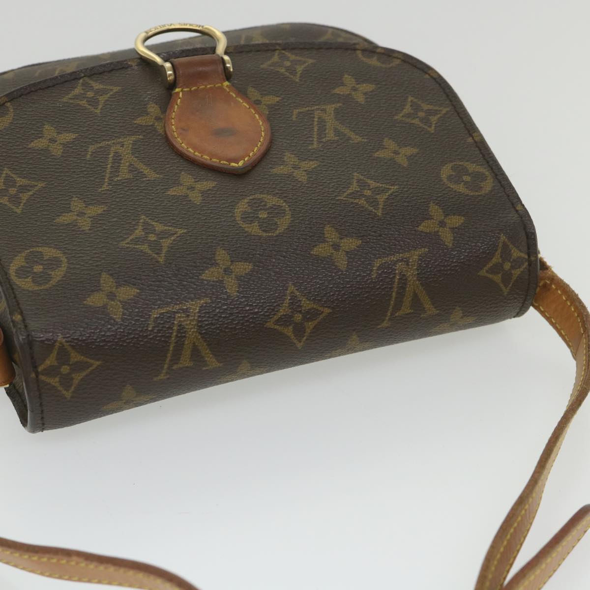 LOUIS VUITTON Monogram Saint Cloud MM Shoulder Bag M51243 LV Auth th4258