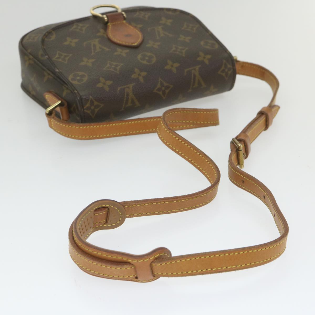 LOUIS VUITTON Monogram Saint Cloud MM Shoulder Bag M51243 LV Auth th4258