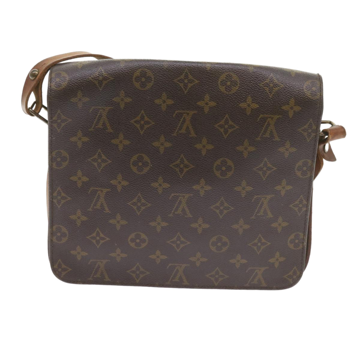 LOUIS VUITTON Monogram Cartouchiere GM Shoulder Bag M51252 LV Auth th4334 - 0