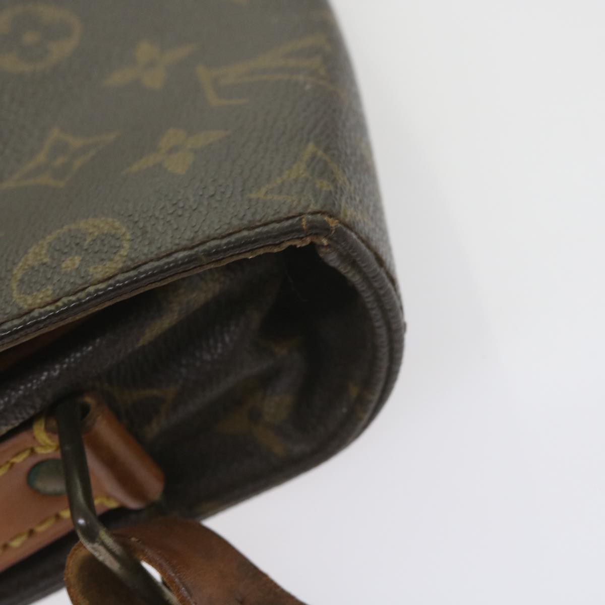 LOUIS VUITTON Monogram Cartouchiere GM Shoulder Bag M51252 LV Auth th4334