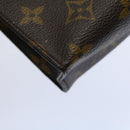 LOUIS VUITTON Monogram Poche Toilette 15 Pouch M47546 LV Auth th4338-7