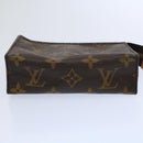 LOUIS VUITTON Monogram Poche Toilette 15 Pouch M47546 LV Auth th4338-6