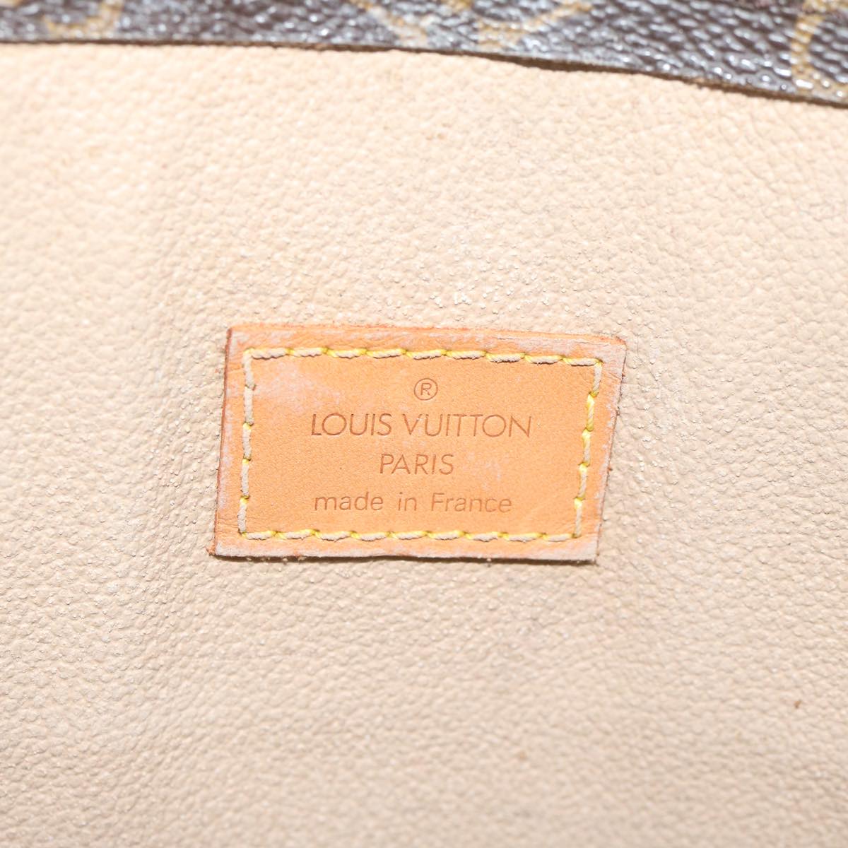 LOUIS VUITTON Monogram Sac Plat Hand Bag M51140 LV Auth th4339