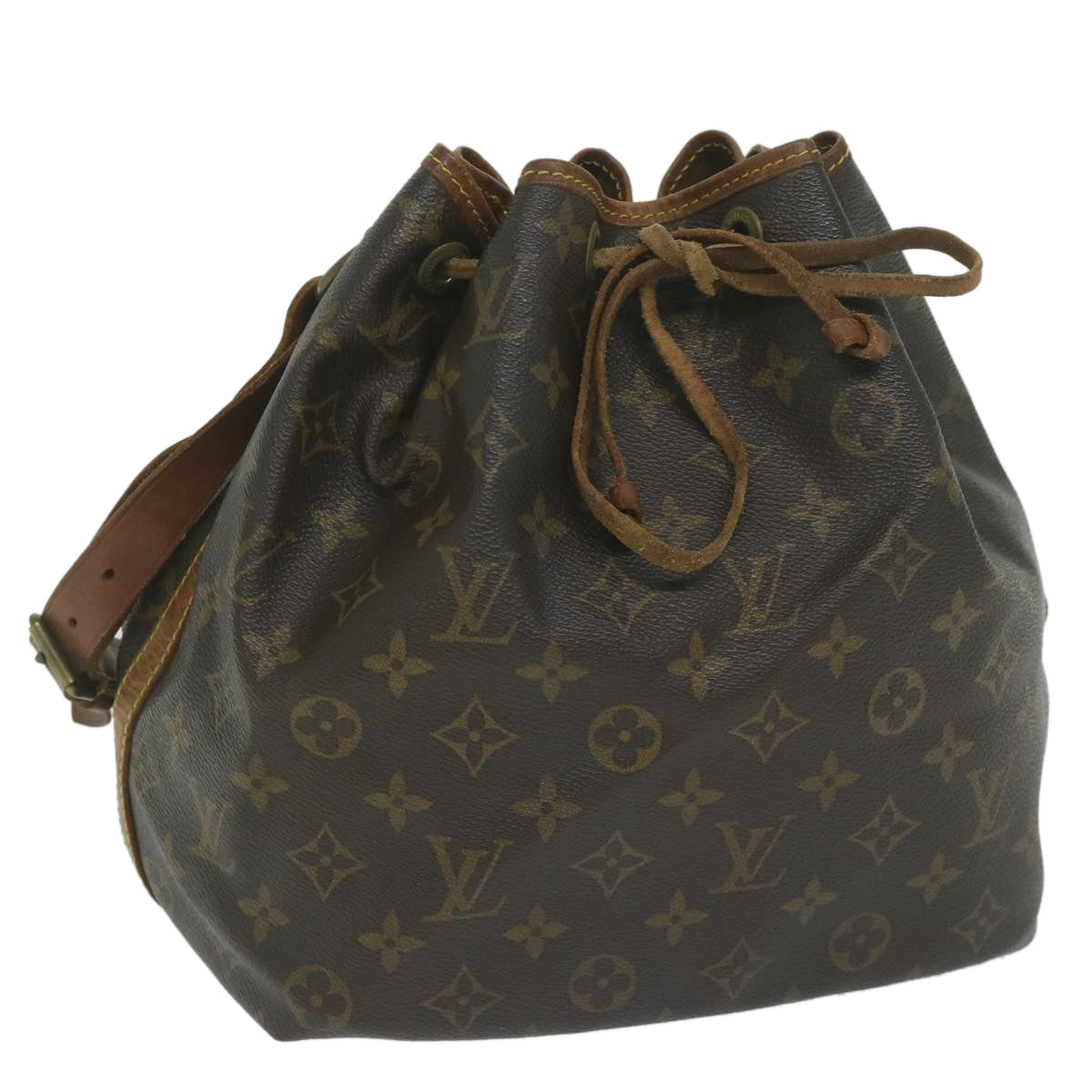 LOUIS VUITTON Monogram Petit Noe Shoulder Bag M42226 LV Auth th4344