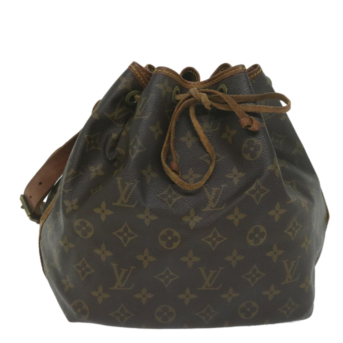 LOUIS VUITTON Monogram Petit Noe Shoulder Bag M42226 LV Auth th4344