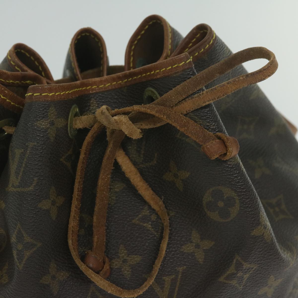 LOUIS VUITTON Monogram Petit Noe Shoulder Bag M42226 LV Auth th4344