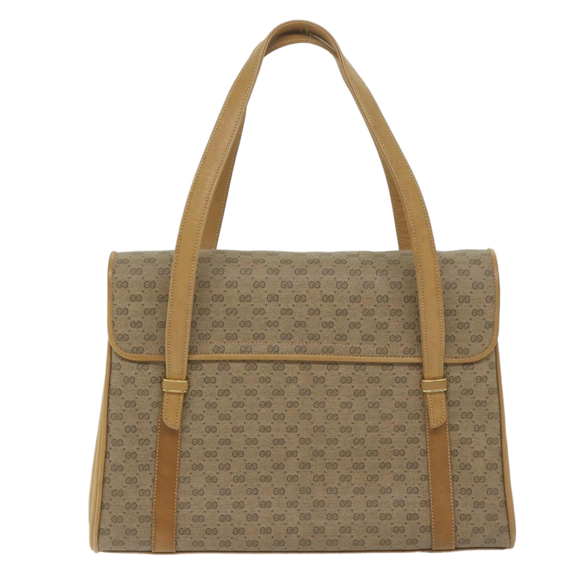 GUCCI Micro GG Supreme Hand Bag PVC Leather Beige 000 46 4857 Auth th4354 - 0