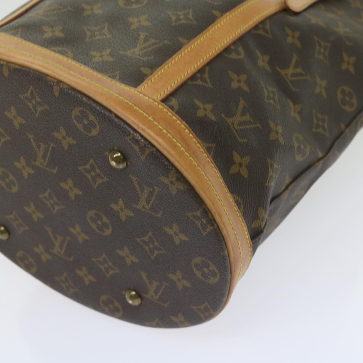 LOUIS VUITTON Monogram Bucket GM Shoulder Bag M42236 LV Auth th4364