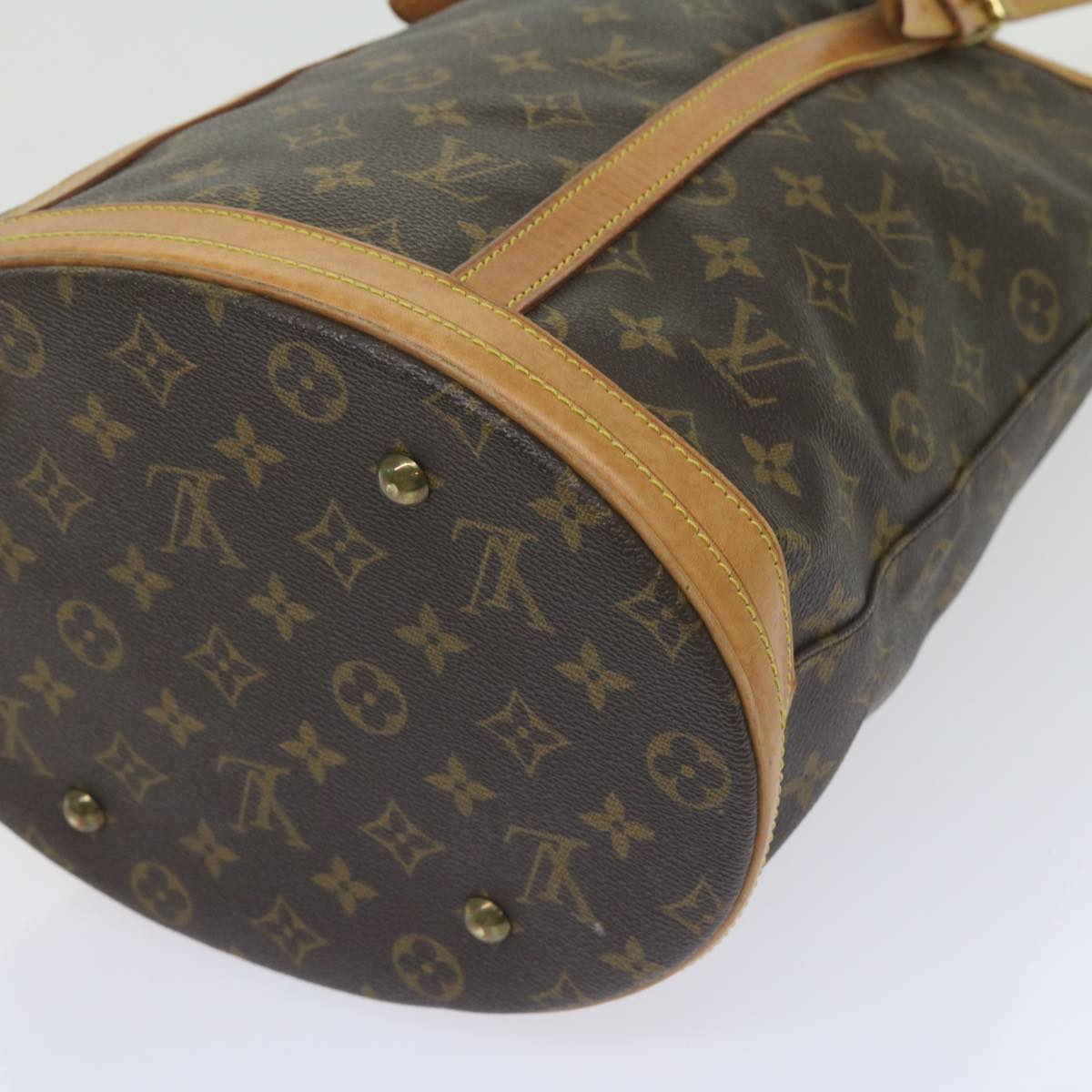 LOUIS VUITTON Monogram Bucket GM Shoulder Bag M42236 LV Auth th4364