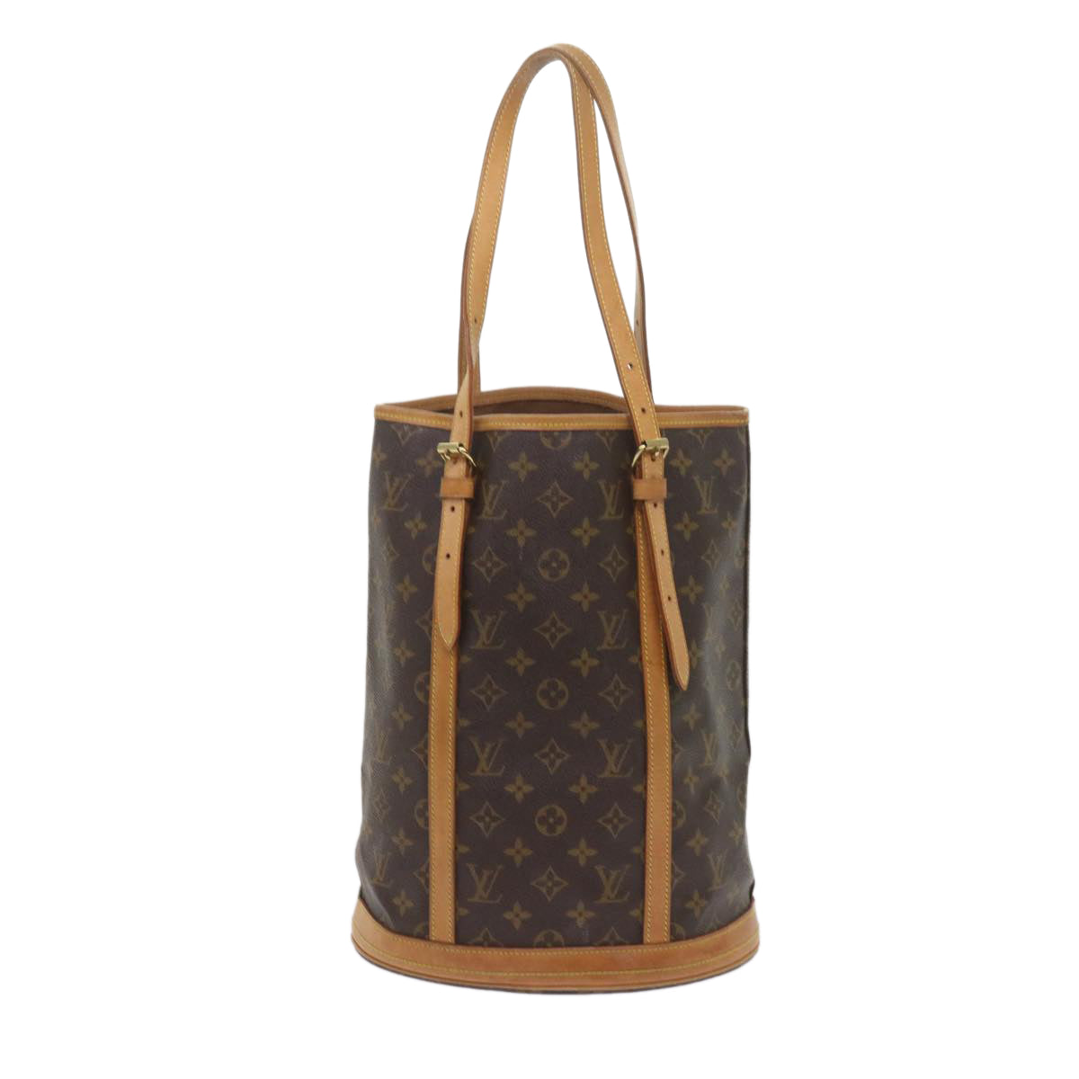 LOUIS VUITTON Monogram Bucket GM Shoulder Bag M42236 LV Auth th4364