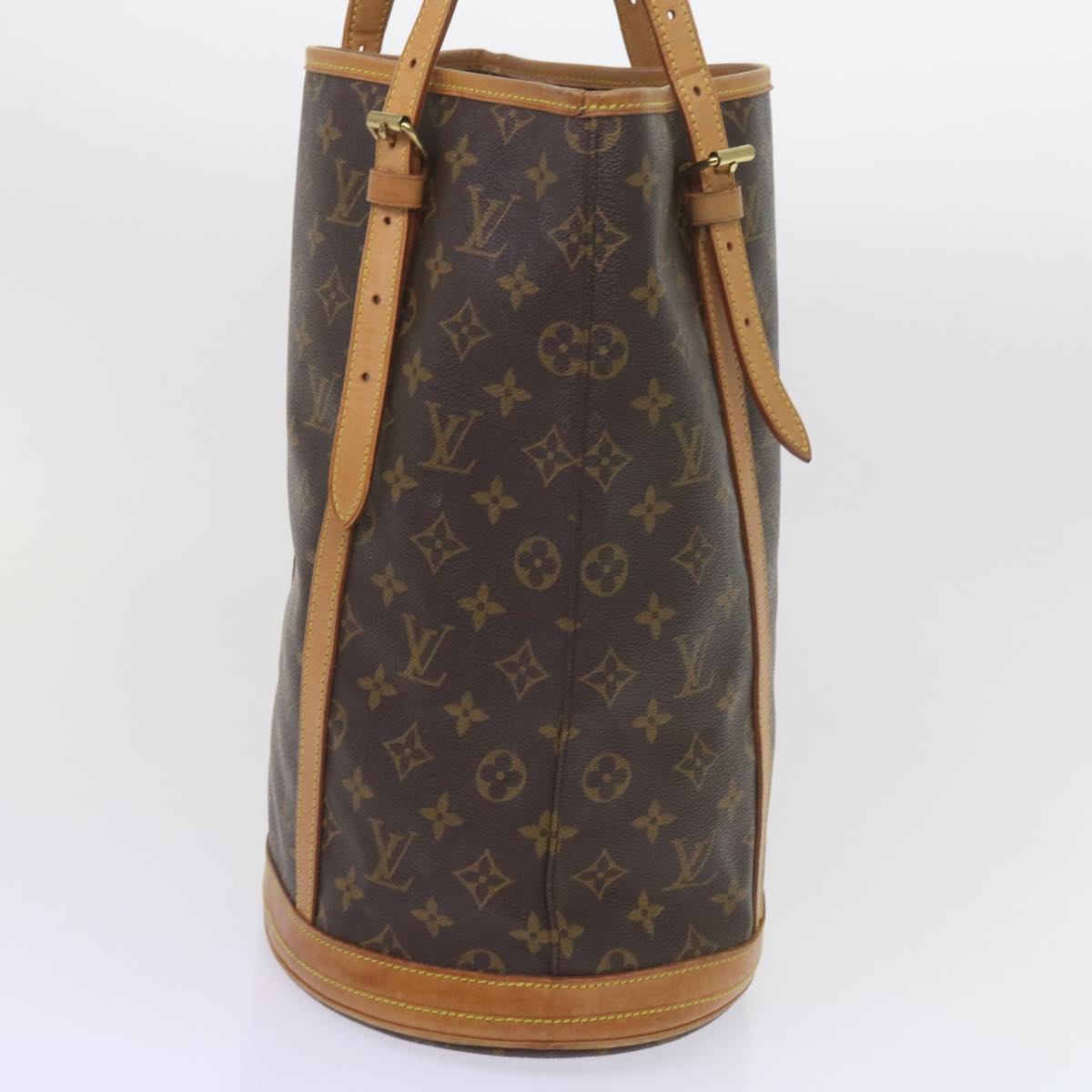 LOUIS VUITTON Monogram Bucket GM Shoulder Bag M42236 LV Auth th4364