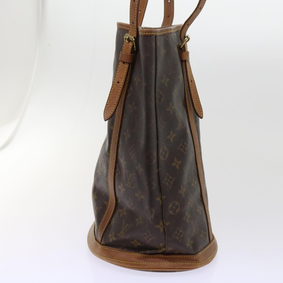 LOUIS VUITTON Monogram Bucket GM Shoulder Bag M42236 LV Auth th4378