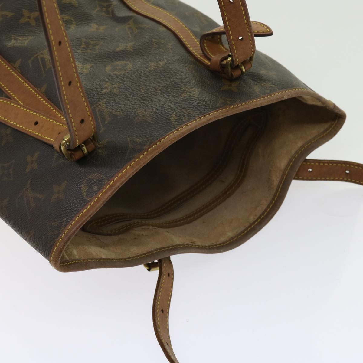 LOUIS VUITTON Monogram Bucket GM Shoulder Bag M42236 LV Auth th4378