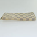 LOUIS VUITTON Damier Azur Zippy Wallet Long Wallet N63503 LV Auth th4393-6