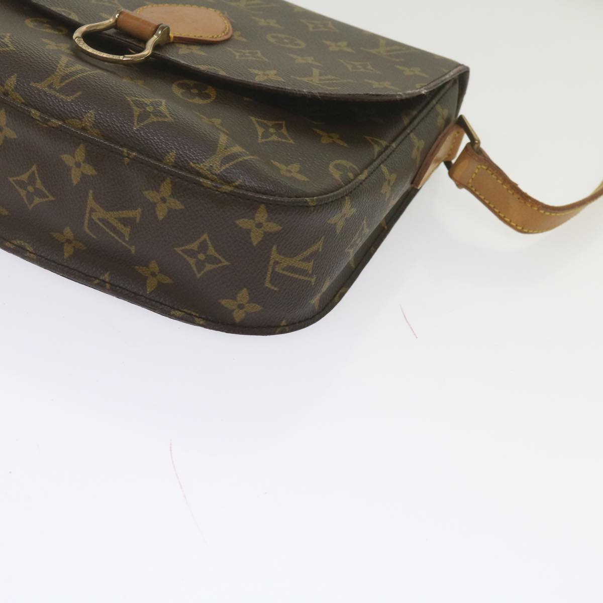 LOUIS VUITTON Monogram Saint Cloud GM Shoulder Bag M51242 LV Auth th4403