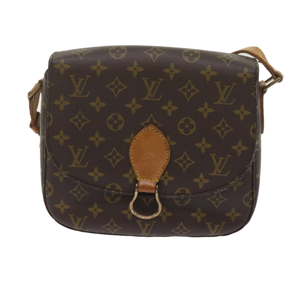 LOUIS VUITTON Monogram Saint Cloud GM Shoulder Bag M51242 LV Auth th4403