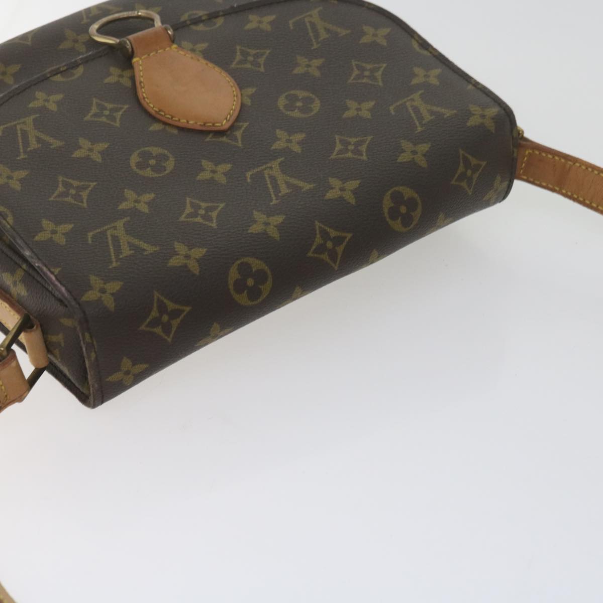 LOUIS VUITTON Monogram Saint Cloud GM Shoulder Bag M51242 LV Auth th4403