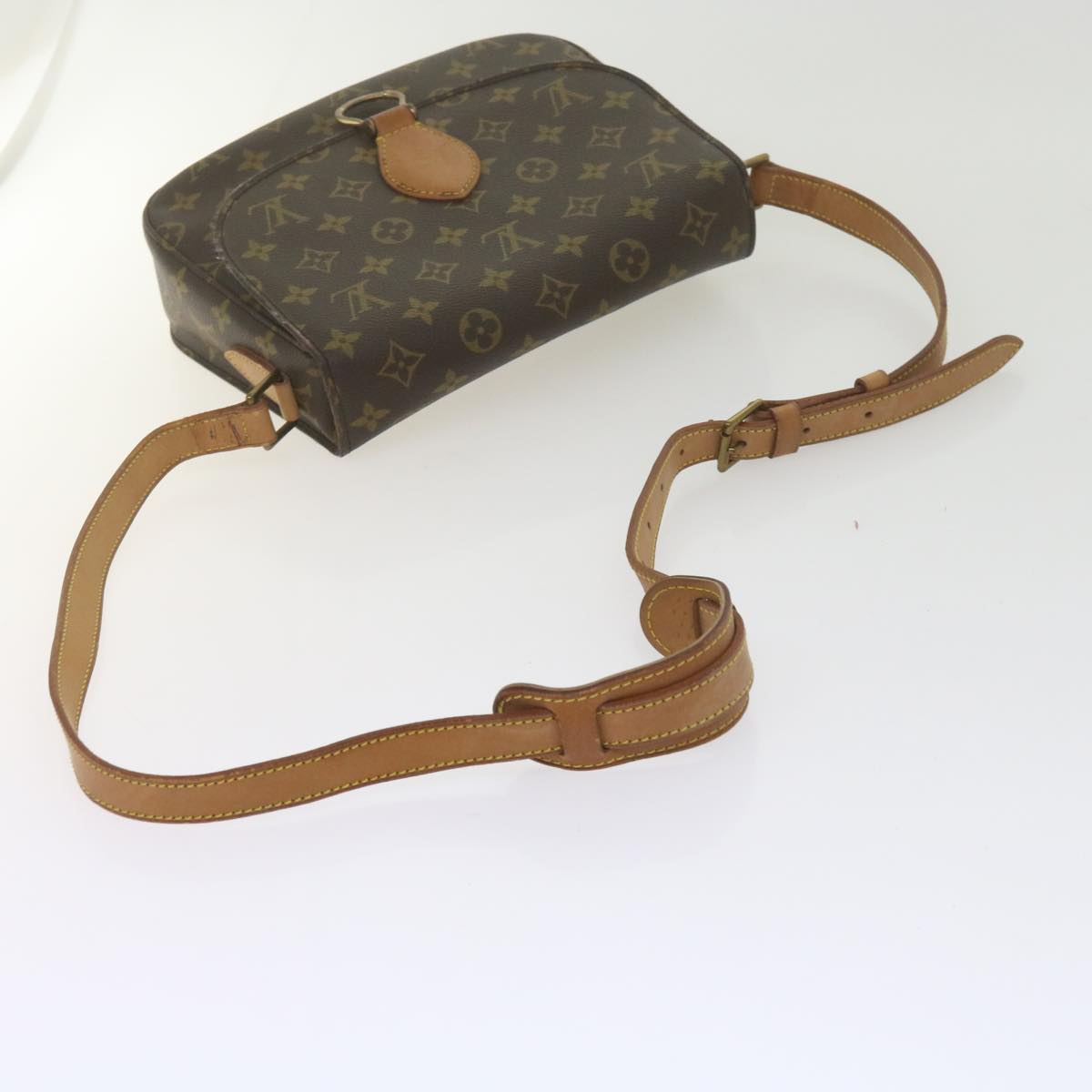 LOUIS VUITTON Monogram Saint Cloud GM Shoulder Bag M51242 LV Auth th4403