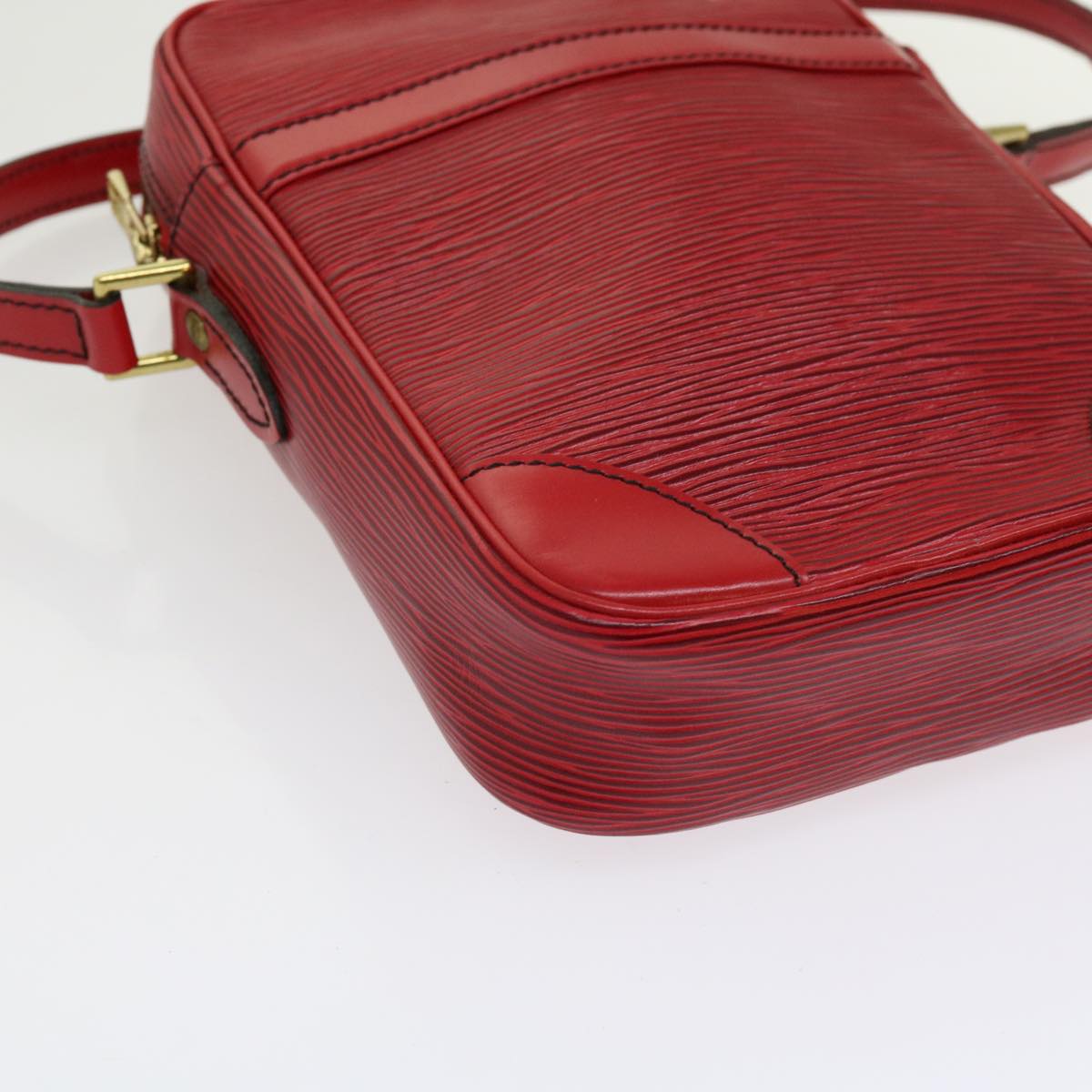 LOUIS VUITTON Epi Danube Shoulder Bag Red M45637 LV Auth th4451