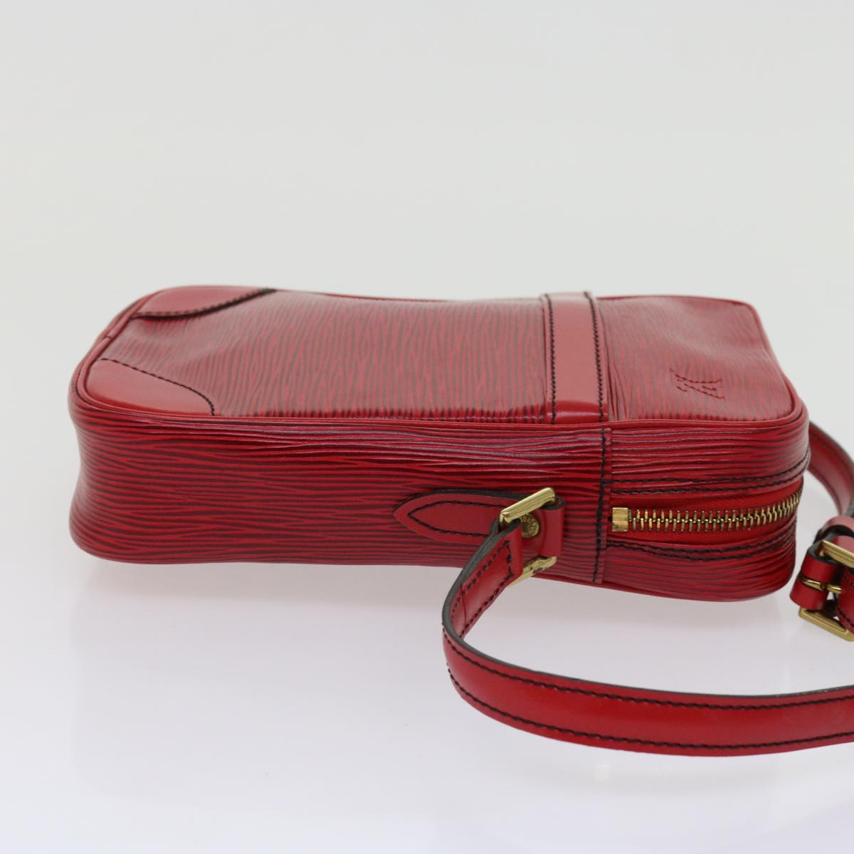 LOUIS VUITTON Epi Danube Shoulder Bag Red M45637 LV Auth th4451