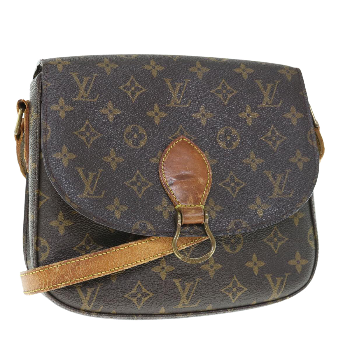 LOUIS VUITTON Monogram Saint Cloud GM Shoulder Bag M51242 LV Auth th4452