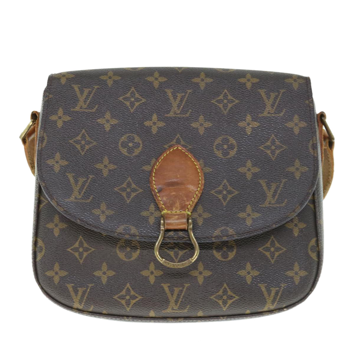 LOUIS VUITTON Monogram Saint Cloud GM Shoulder Bag M51242 LV Auth th4452