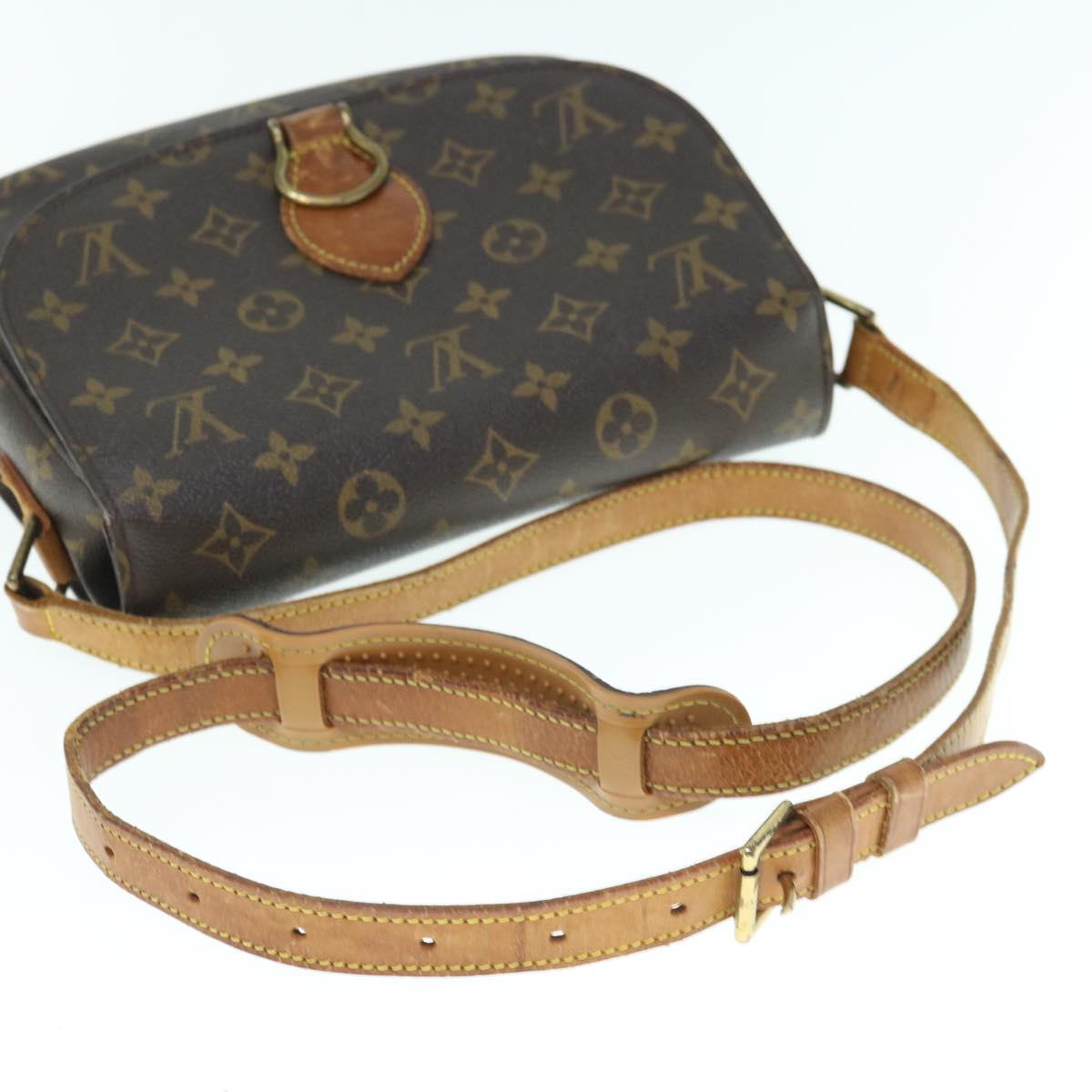 LOUIS VUITTON Monogram Saint Cloud GM Shoulder Bag M51242 LV Auth th4452