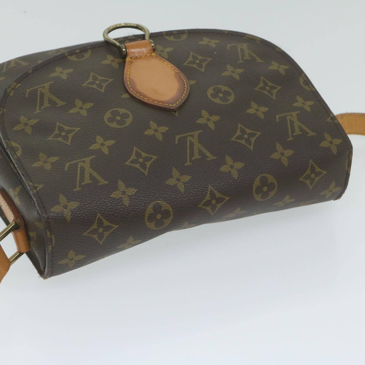 LOUIS VUITTON Monogram Saint Cloud GM Shoulder Bag M51242 LV Auth th4455