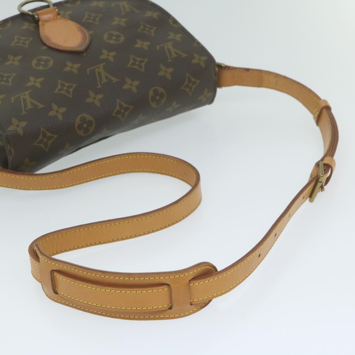 LOUIS VUITTON Monogram Saint Cloud GM Shoulder Bag M51242 LV Auth th4455