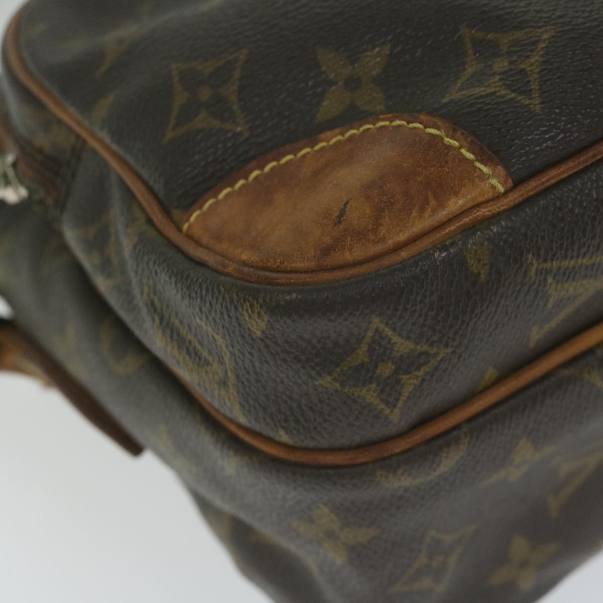 LOUIS VUITTON Monogram Nile Shoulder Bag M45244 LV Auth th4456