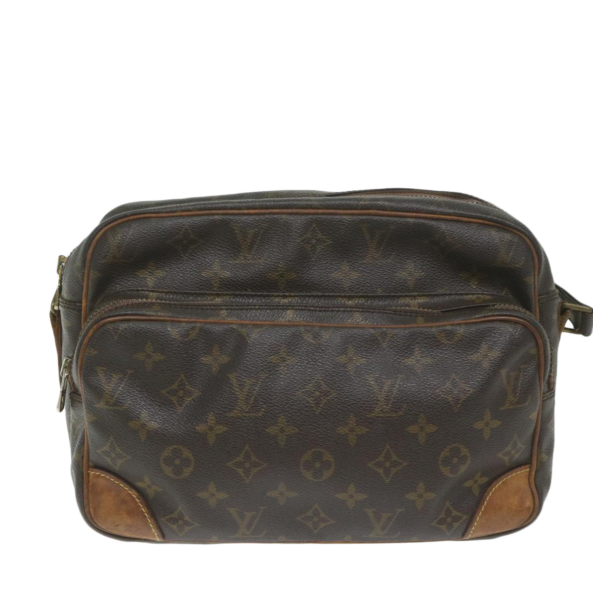 LOUIS VUITTON Monogram Nile Shoulder Bag M45244 LV Auth th4456