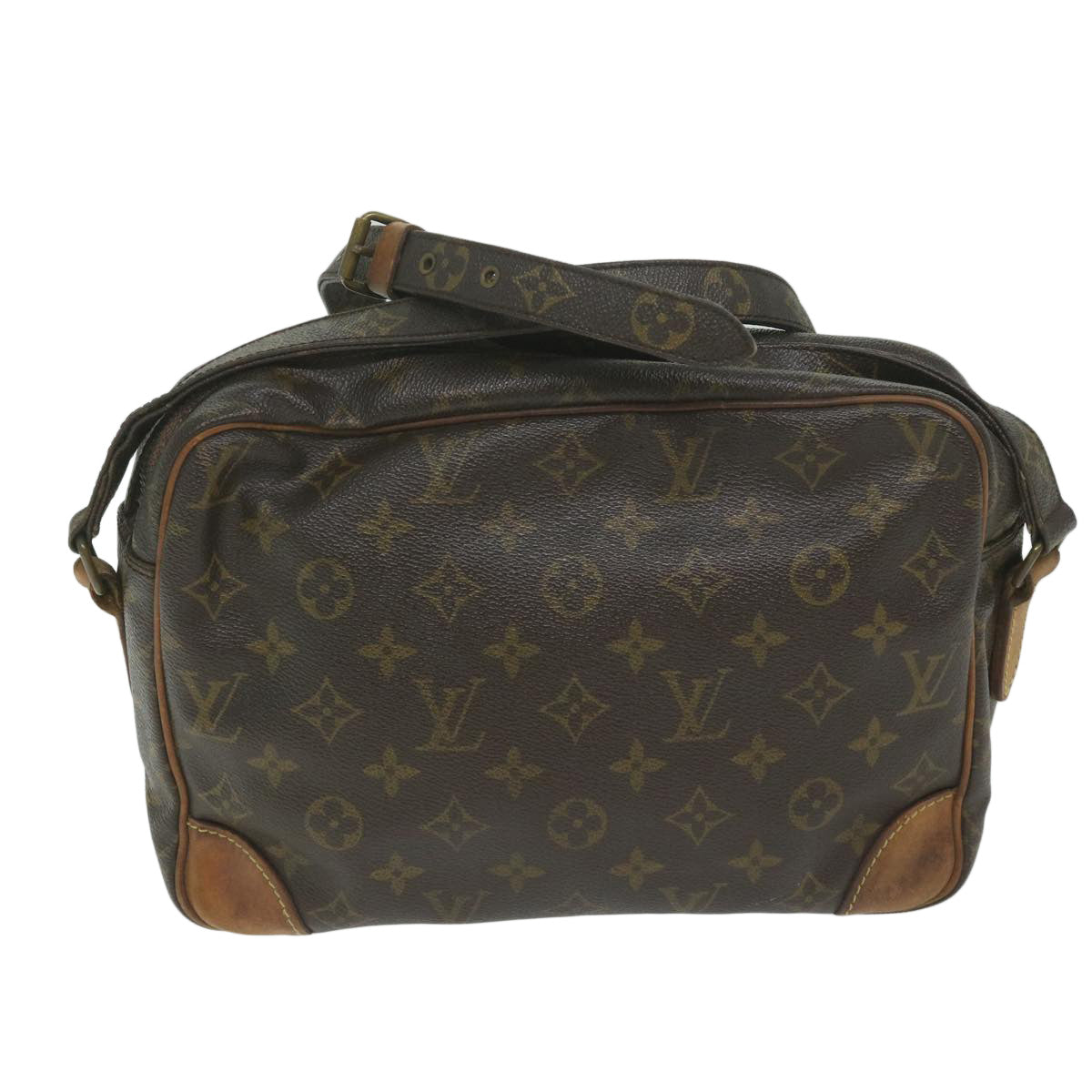 LOUIS VUITTON Monogram Nile Shoulder Bag M45244 LV Auth th4456