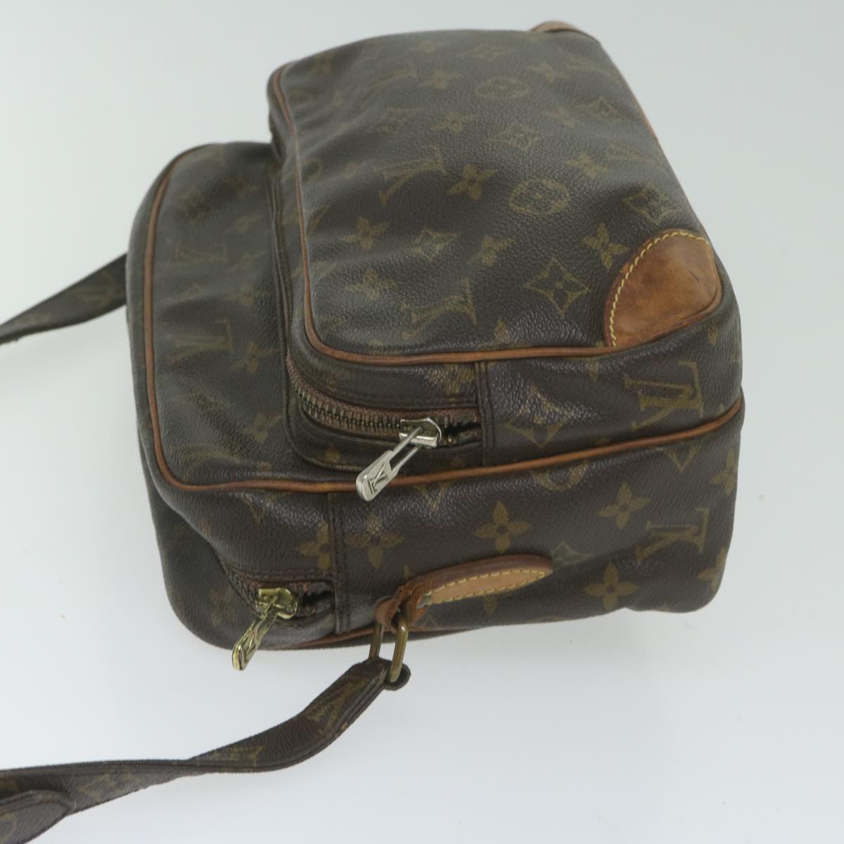 LOUIS VUITTON Monogram Nile Shoulder Bag M45244 LV Auth th4456