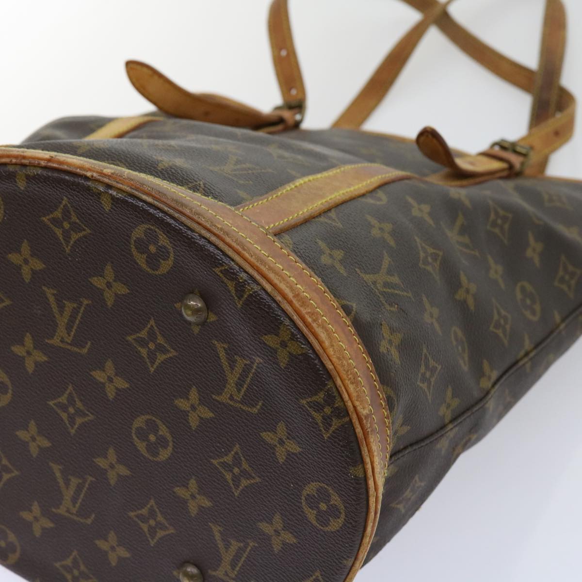 LOUIS VUITTON Monogram Bucket GM Shoulder Bag M42236 LV Auth th4458