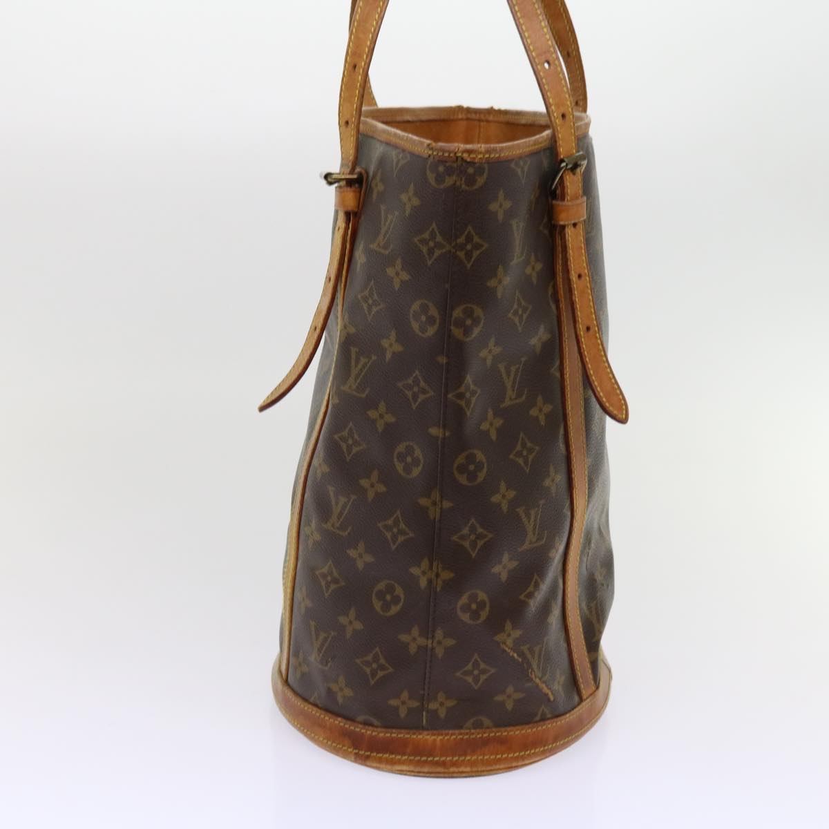 LOUIS VUITTON Monogram Bucket GM Shoulder Bag M42236 LV Auth th4458