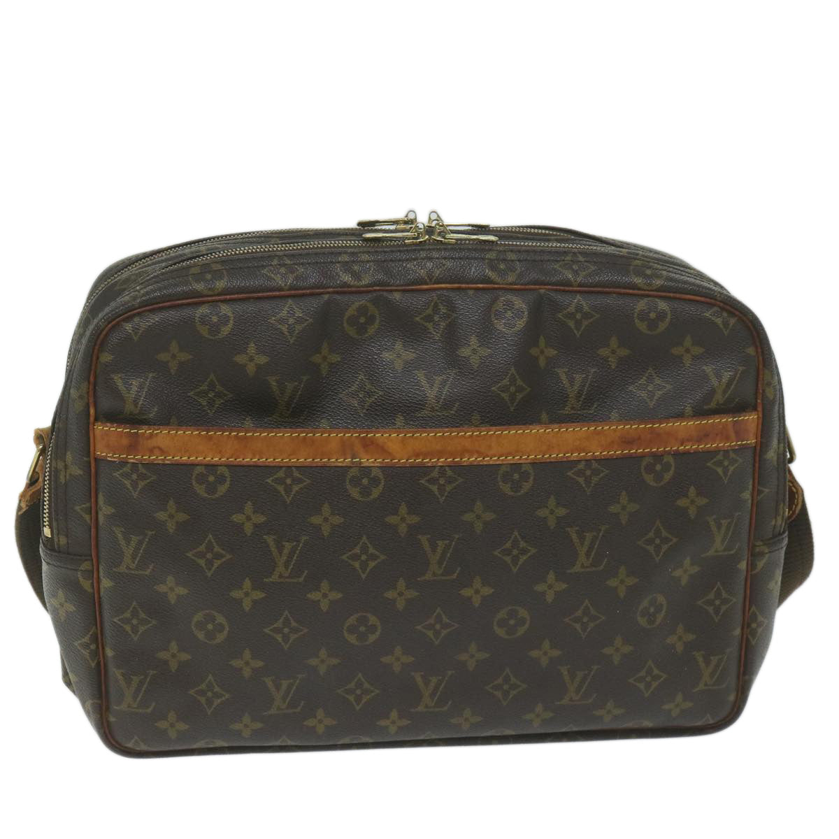 LOUIS VUITTON Monogram Reporter GM Shoulder Bag M45252 LV Auth th4460