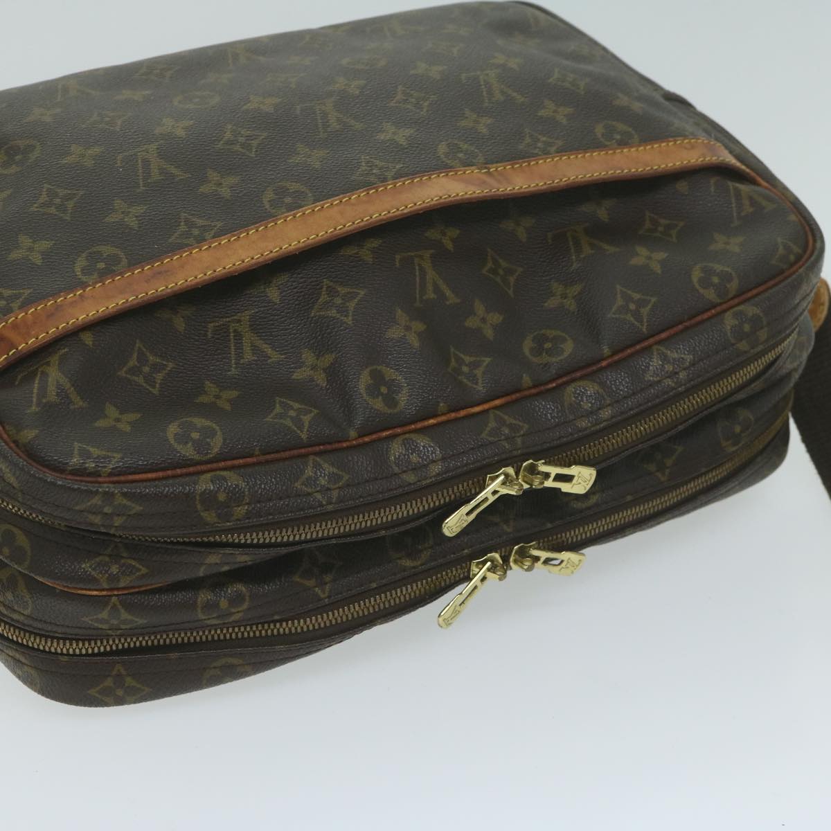 LOUIS VUITTON Monogram Reporter GM Shoulder Bag M45252 LV Auth th4460