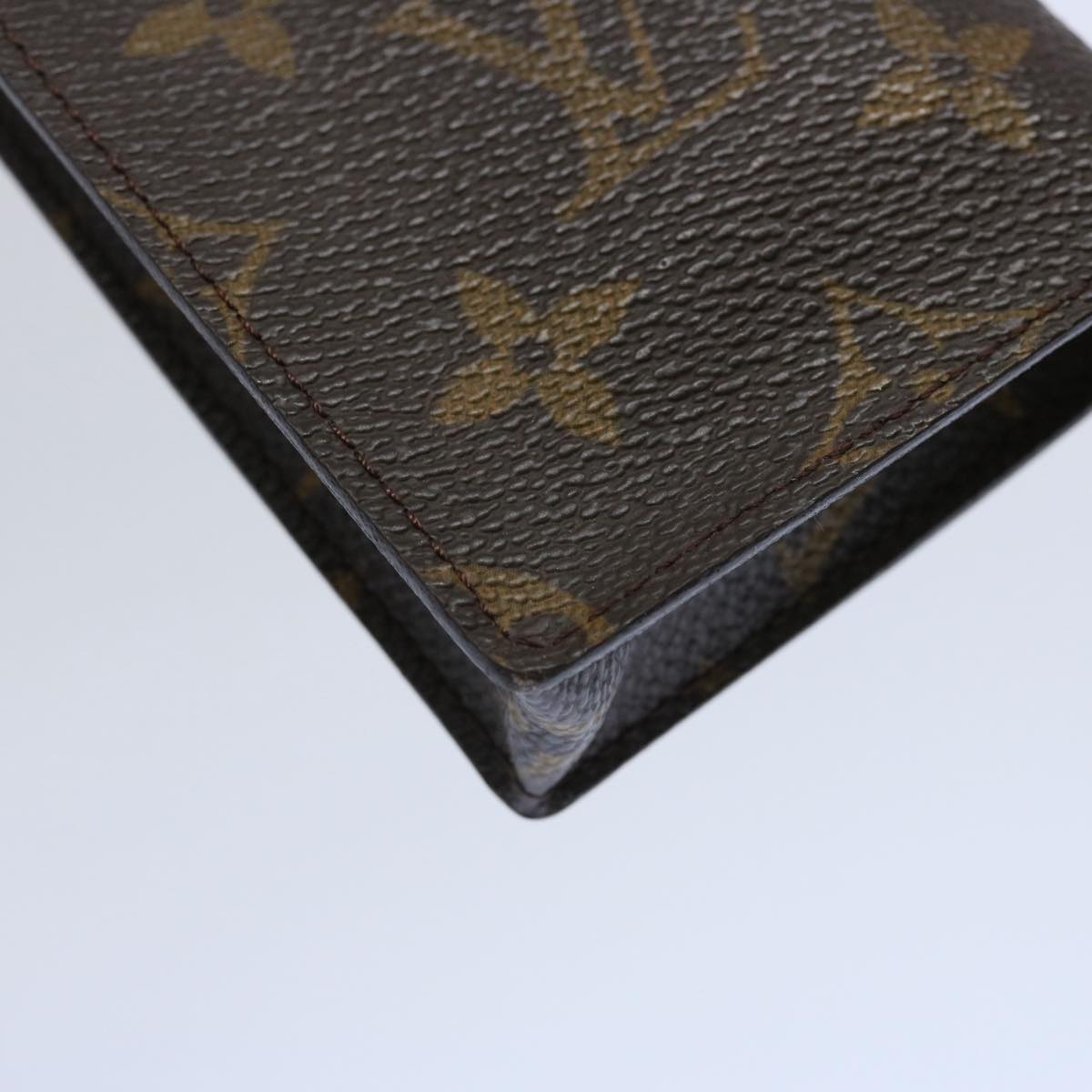 LOUIS VUITTON Monogram Etui Lunettes Simple Glasses Case M62962 LV Auth th4466