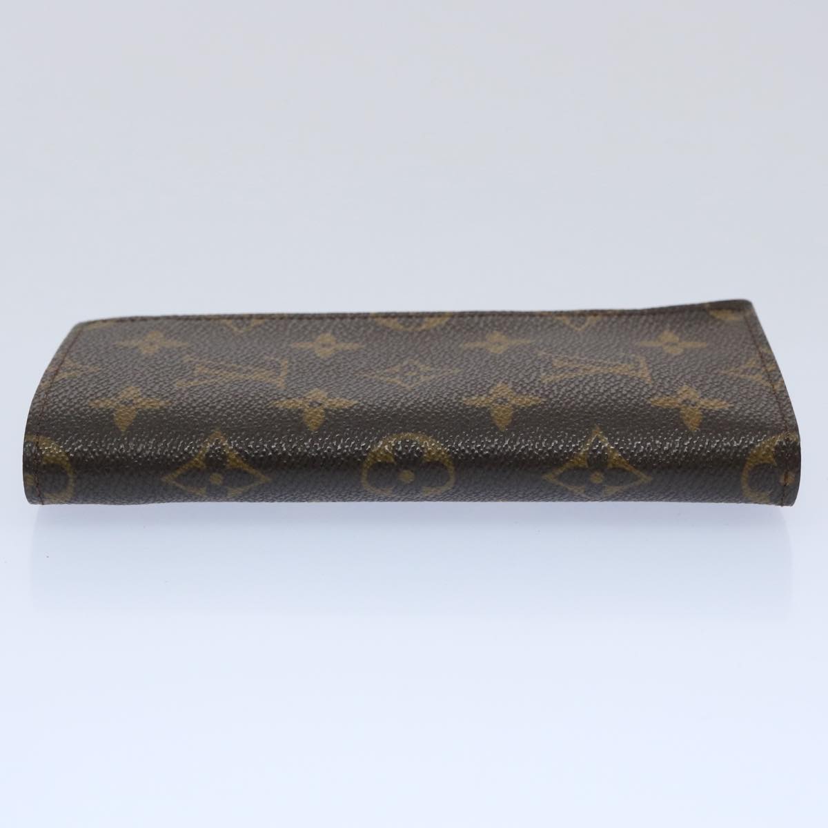 LOUIS VUITTON Monogram Etui Lunettes Simple Glasses Case M62962 LV Auth th4466