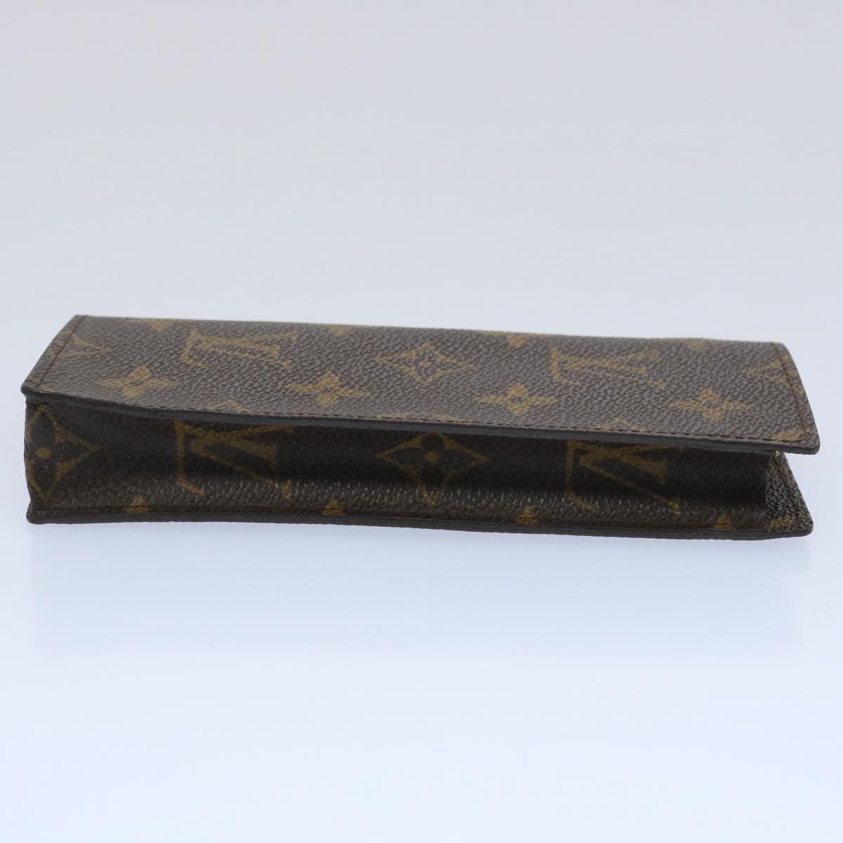 LOUIS VUITTON Monogram Etui Lunettes Simple Glasses Case M62962 LV Auth th4466