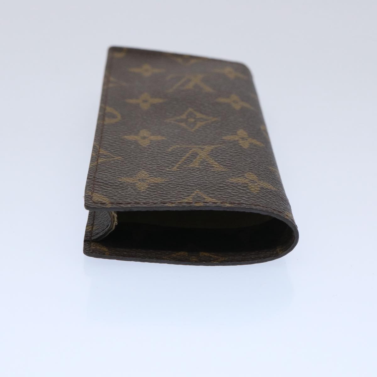 LOUIS VUITTON Monogram Etui Lunettes Simple Glasses Case M62962 LV Auth th4466