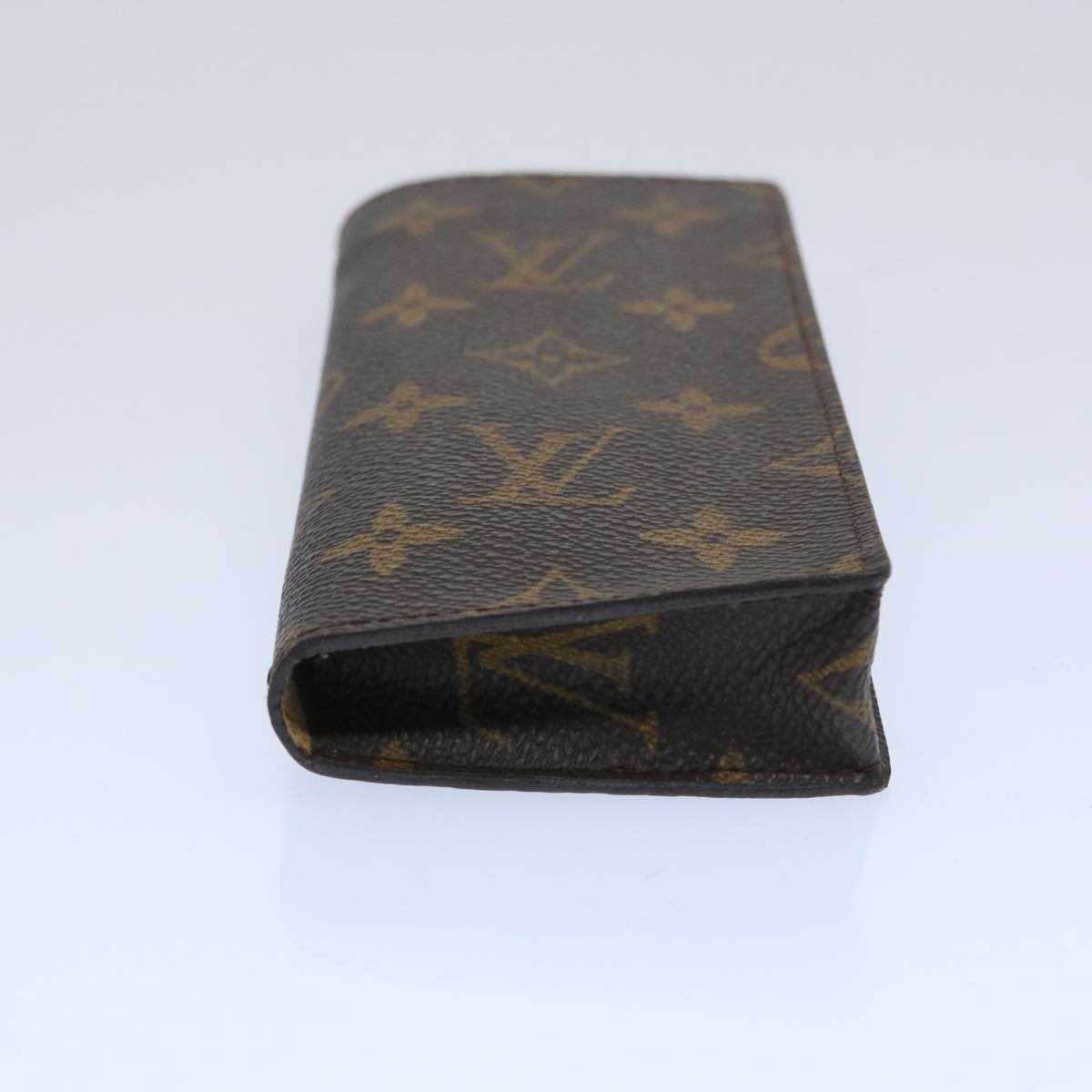 LOUIS VUITTON Monogram Etui Lunettes Simple Glasses Case M62962 LV Auth th4466