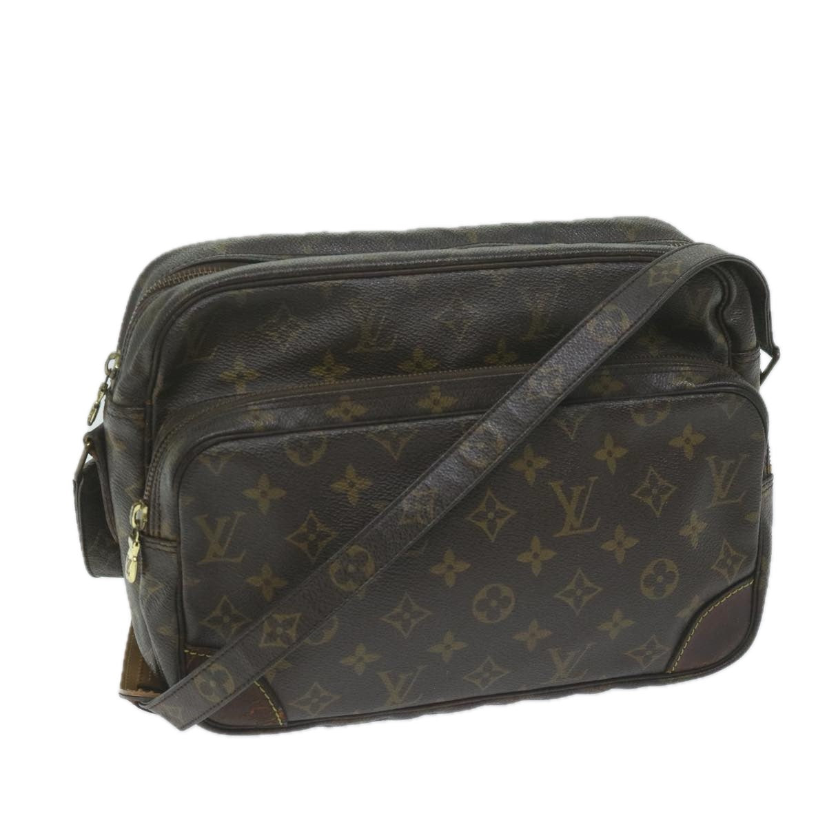 LOUIS VUITTON Monogram Nile Shoulder Bag M45244 LV Auth th4477