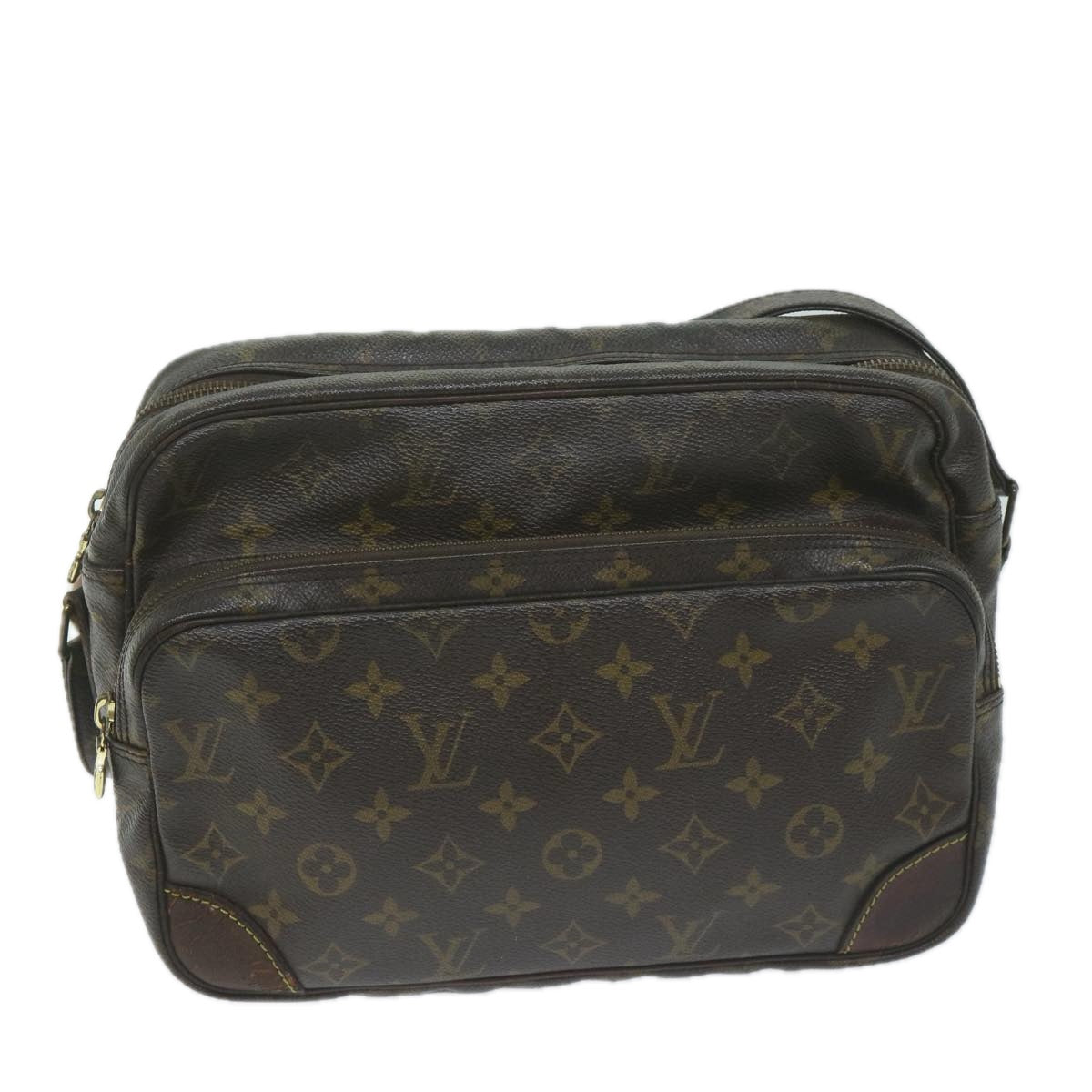 LOUIS VUITTON Monogram Nile Shoulder Bag M45244 LV Auth th4477