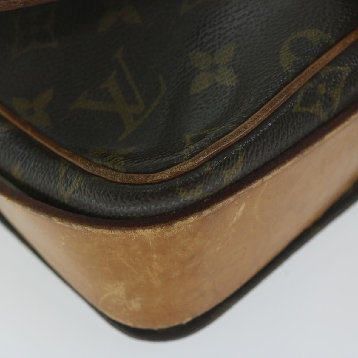 LOUIS VUITTON Monogram Cartouchiere MM Shoulder Bag M51253 LV Auth th4504