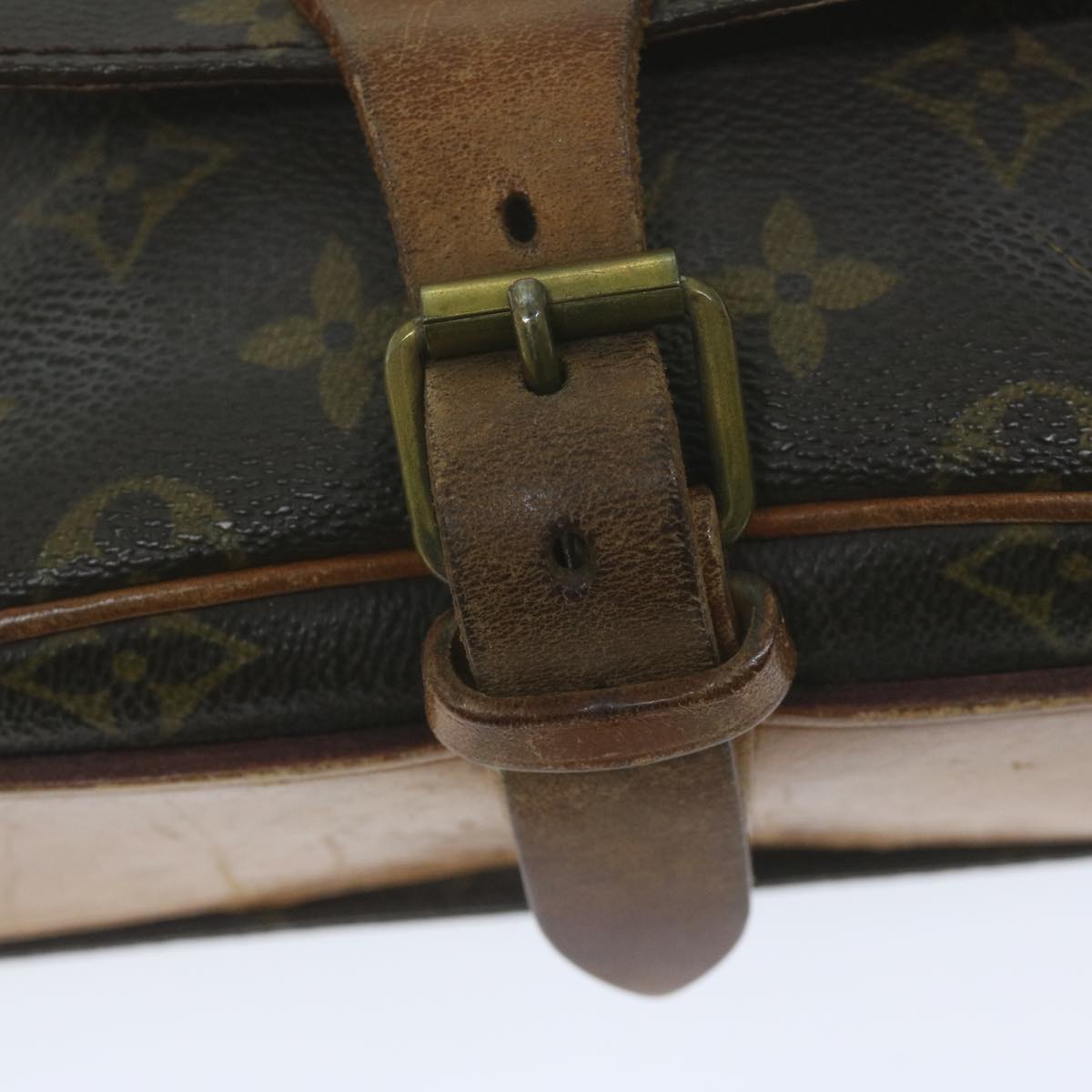 LOUIS VUITTON Monogram Cartouchiere MM Shoulder Bag M51253 LV Auth th4504