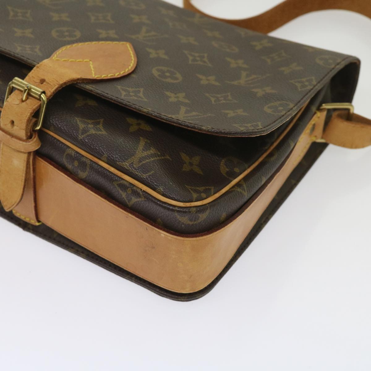 LOUIS VUITTON Monogram Cartouchiere GM Shoulder Bag M51252 LV Auth th4536