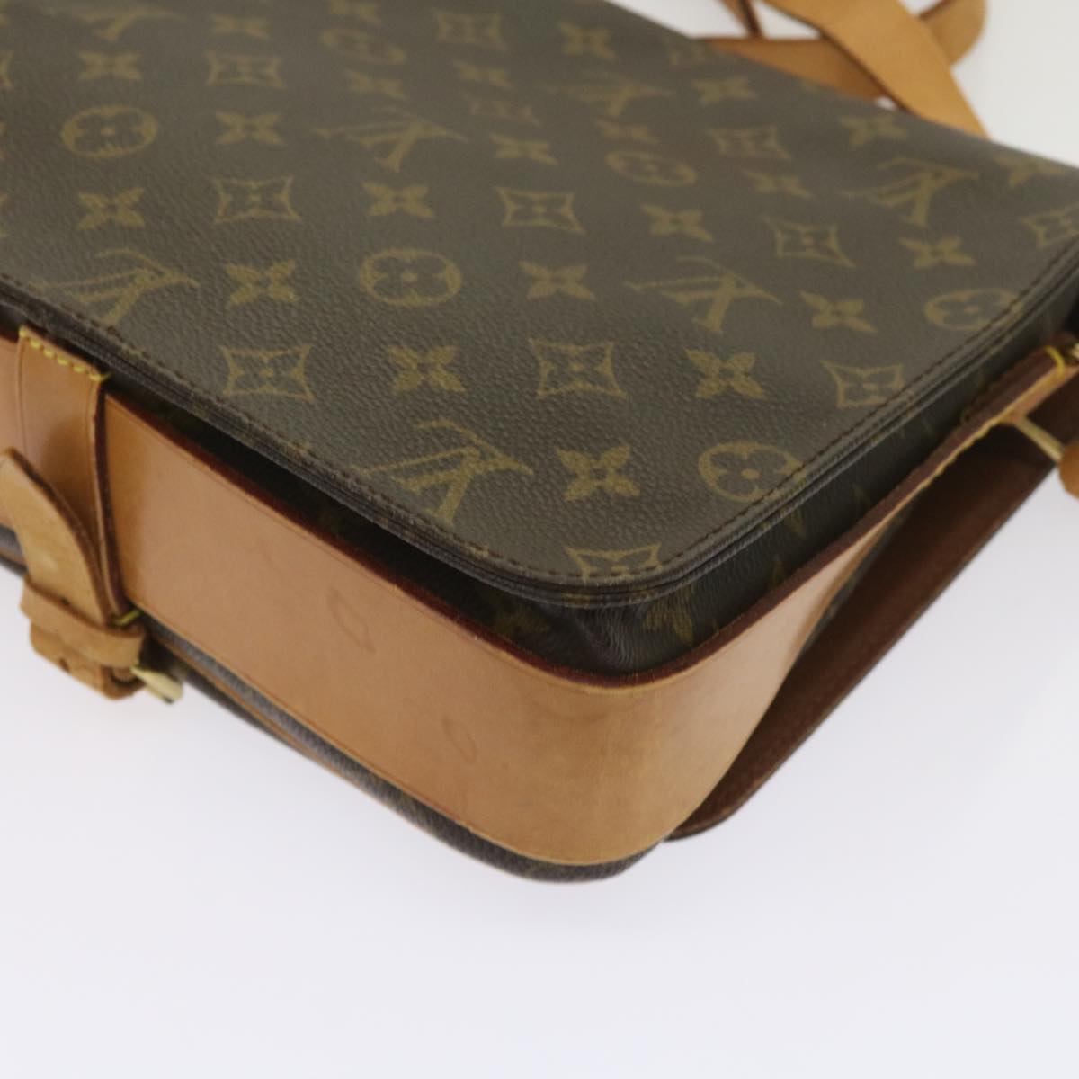 LOUIS VUITTON Monogram Cartouchiere GM Shoulder Bag M51252 LV Auth th4536