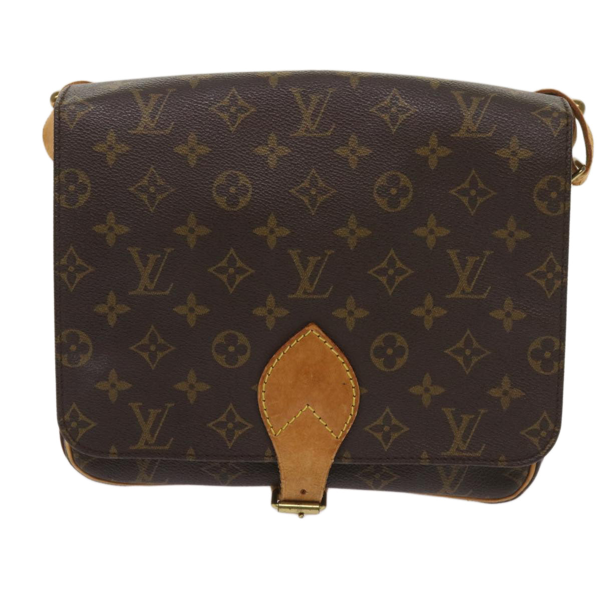 LOUIS VUITTON Monogram Cartouchiere GM Shoulder Bag M51252 LV Auth th4536 - 0