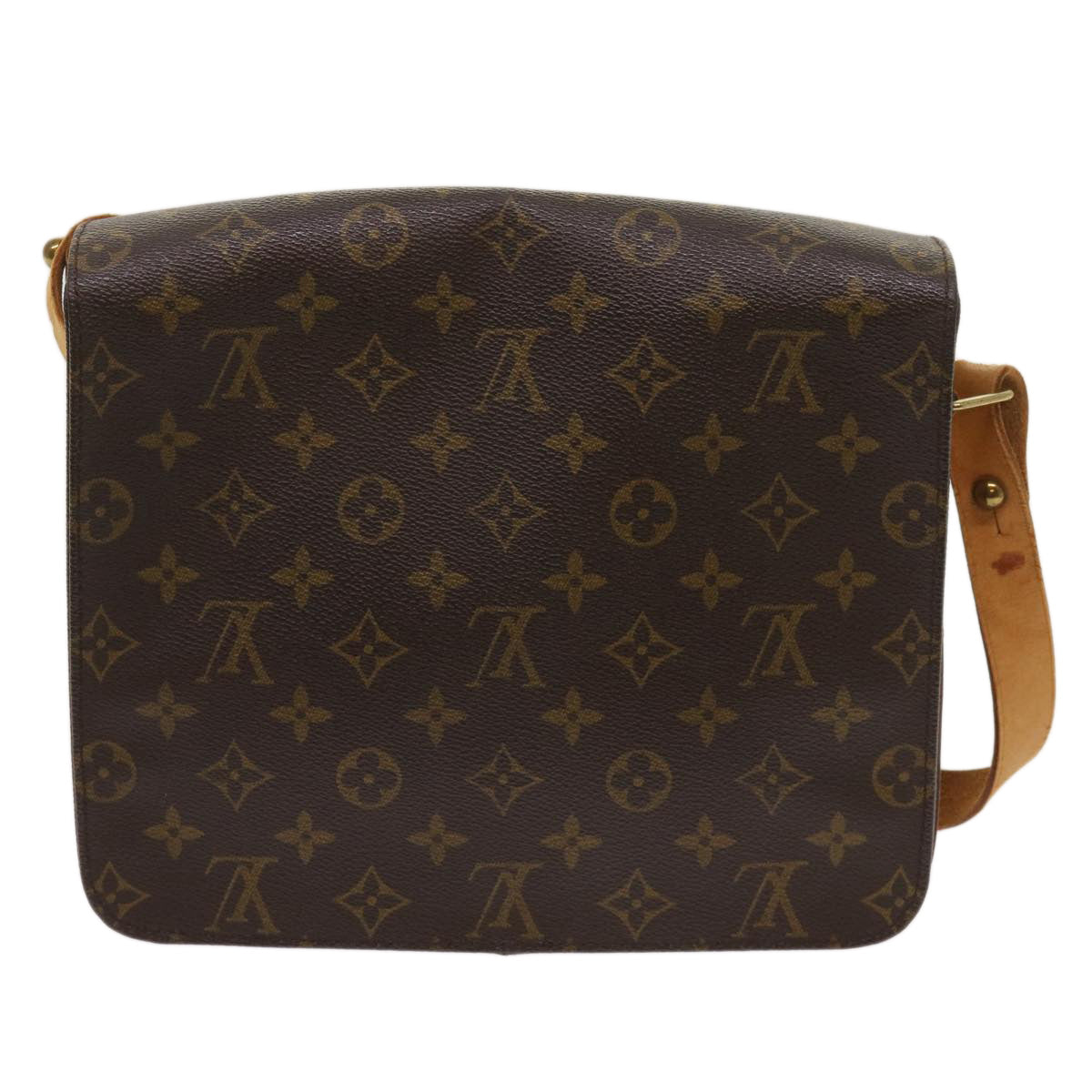 LOUIS VUITTON Monogram Cartouchiere GM Shoulder Bag M51252 LV Auth th4536